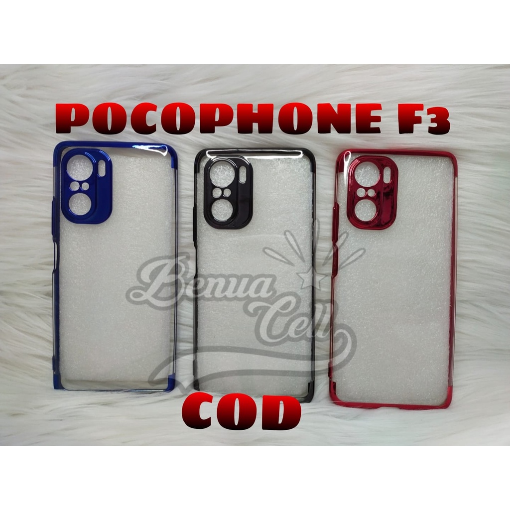 POCO F3, POCO M3 SOFTCASE SHINING CHROME PREMIUN POCOPHONE M3 F3 - BC