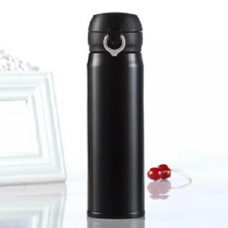 Thermos Air Panas Model Kancing Vacum Cup Flask 500ml Termos Kancing SmartLock Opener