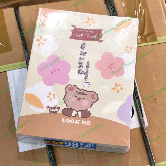 

Terlaku Buku Tulis Kiky 98 Lembar isi 5 pcs Notebook Tebal Sekolah