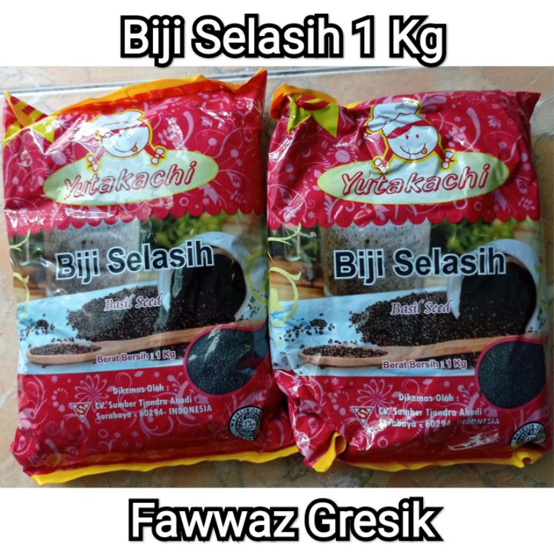 Biji Selasih Telasih Yutakachi 1kg / Basil Seed Import per 1 kg GROSIR KILOAN