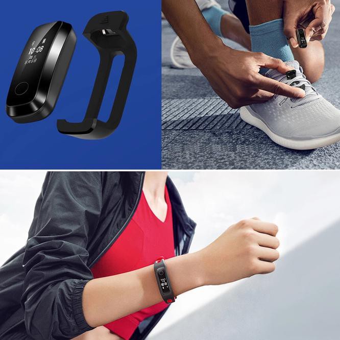 s3pb huawei honor band 4 running edition smartwatch alt band 3 pro zeblaze - biru zvrh