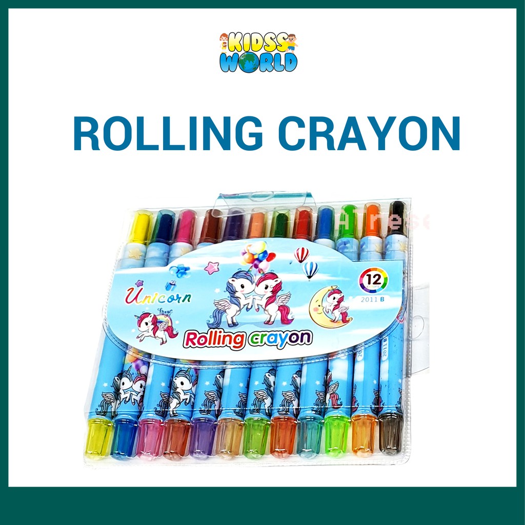 

ROLLING CRAYON PUTAR OIL PASTEL 12 WARNA