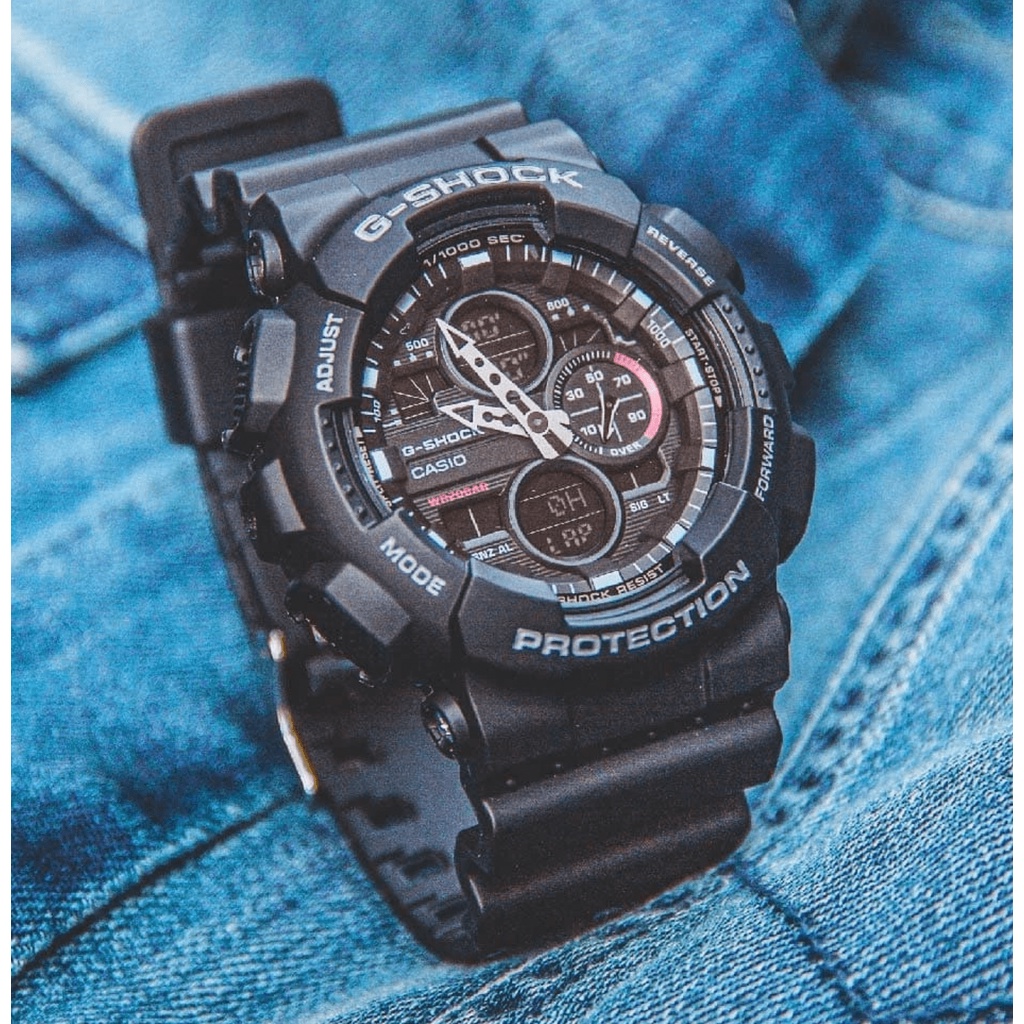 Jam Tangan Pria Casio G-Shock Analog Digital GA-140-1A1