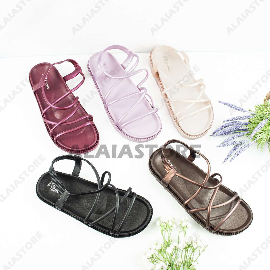 Sandal Tali Wanita Import Tebal 4cm Gladiator-1988/Sandal Tali Wanita Gladiator (37-40)