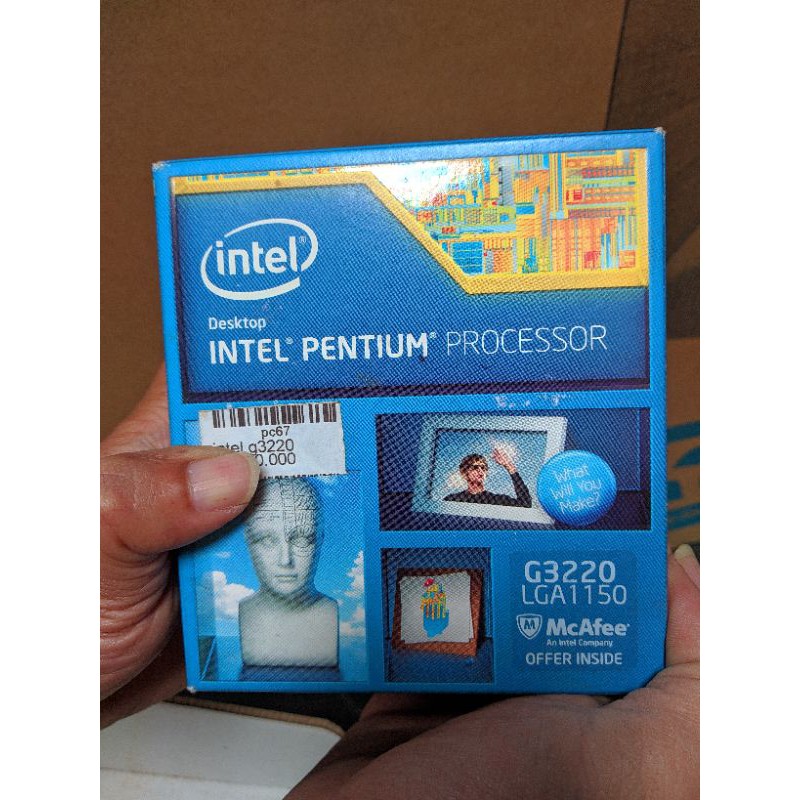 prosesor intel g3220 haswell 1150 fullset