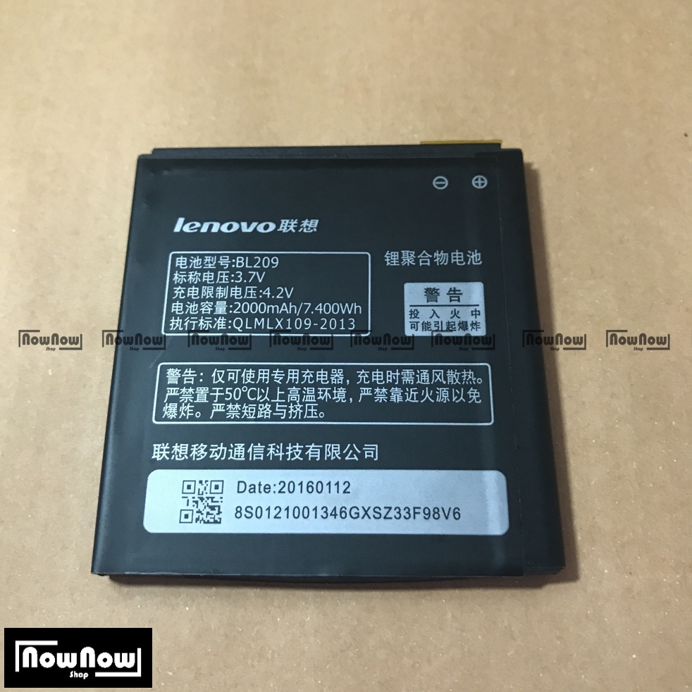 Baterai Lenovo A516 A630E A706 A760 A788T A820E BL209 Batre Batere Batrai Battery HP Handphone