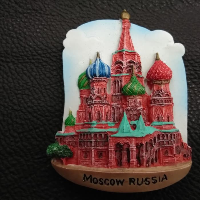 Magnet tempelan kulkas Russia souvenir negara Rusia