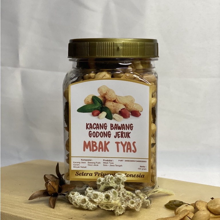 

(150 GRAM) KACANG BAWANG GODONG JERUK MBAK TYAS