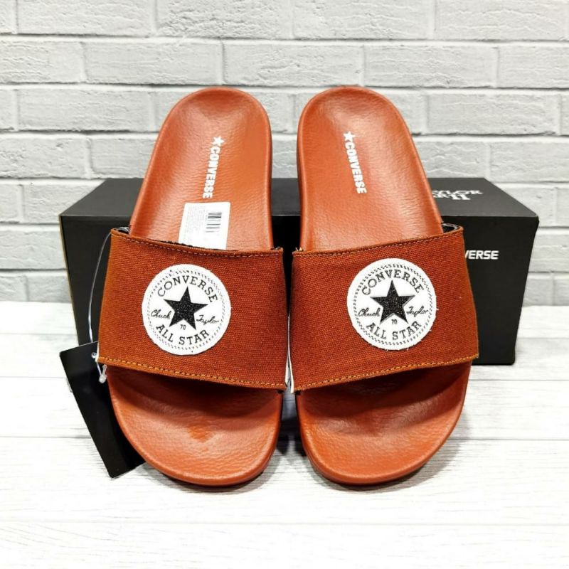 SANDAL CONVERSE SLIDE BROWN ORIGINAL 100%