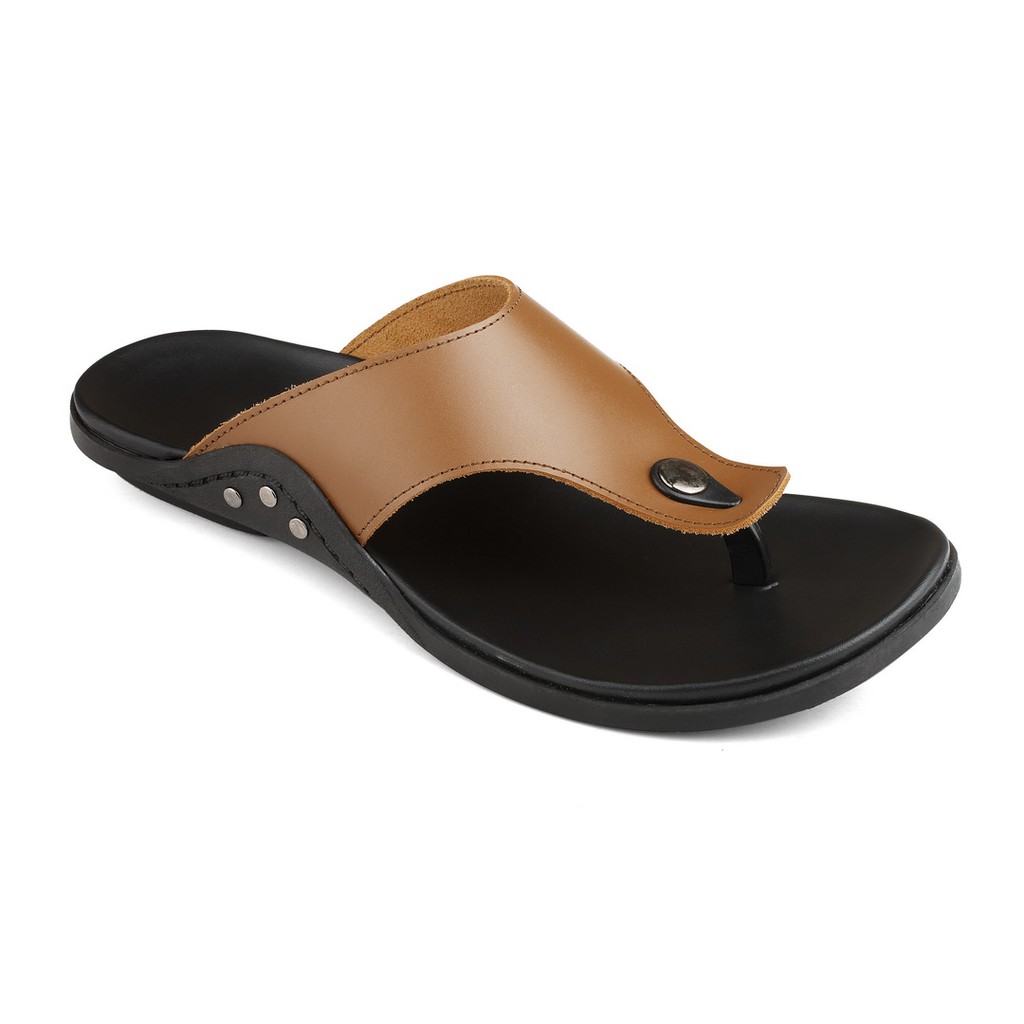 Sandal Pria ROMENACO LCL02 BLACK | BLACK TAN