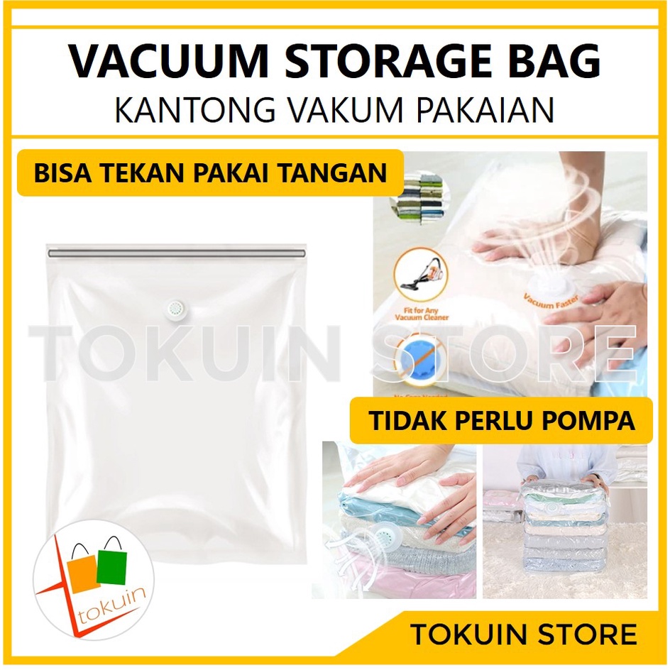 Vacuum Bag Plastik Kantong Vacum Vacuum Vakum Storage Bag Pakaian Baju