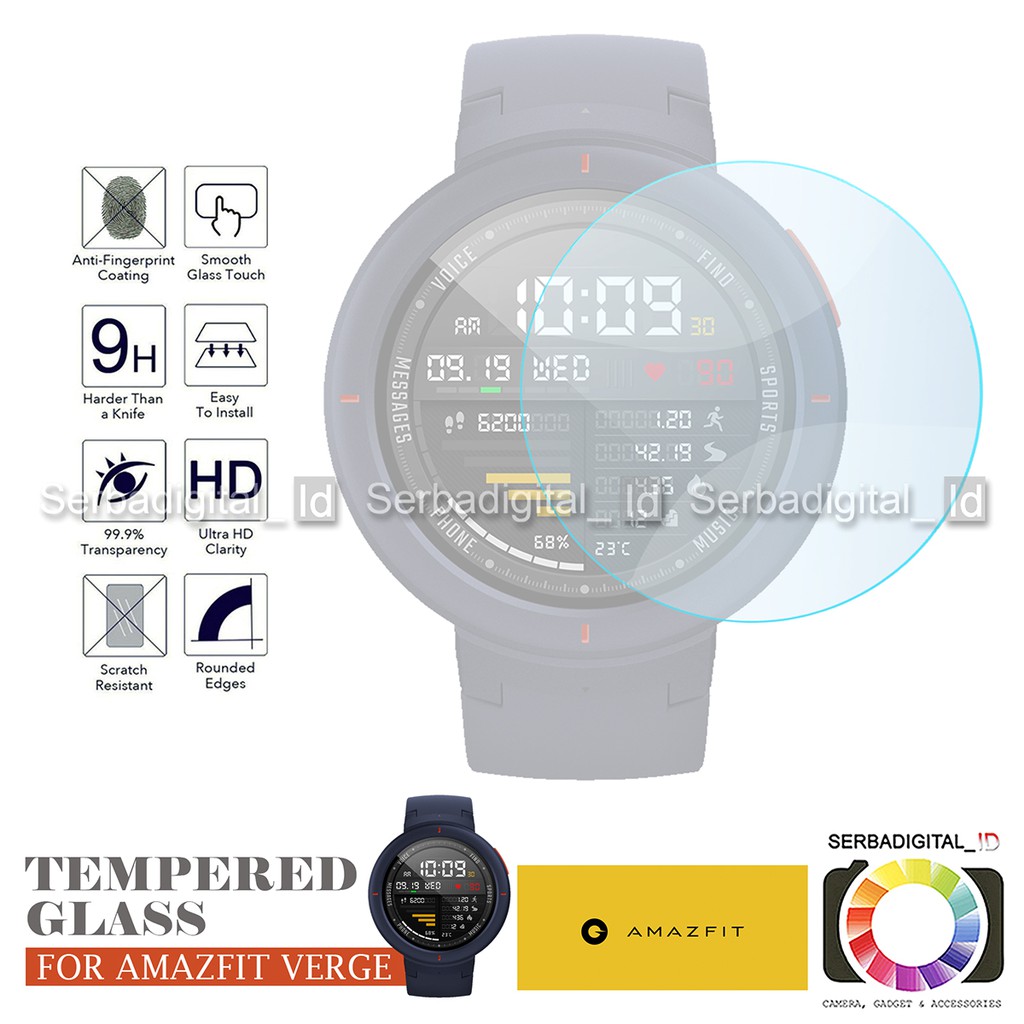 Smartwatch Tempered Glass / Antigores For Huami Xiaomi Amazfit Verge