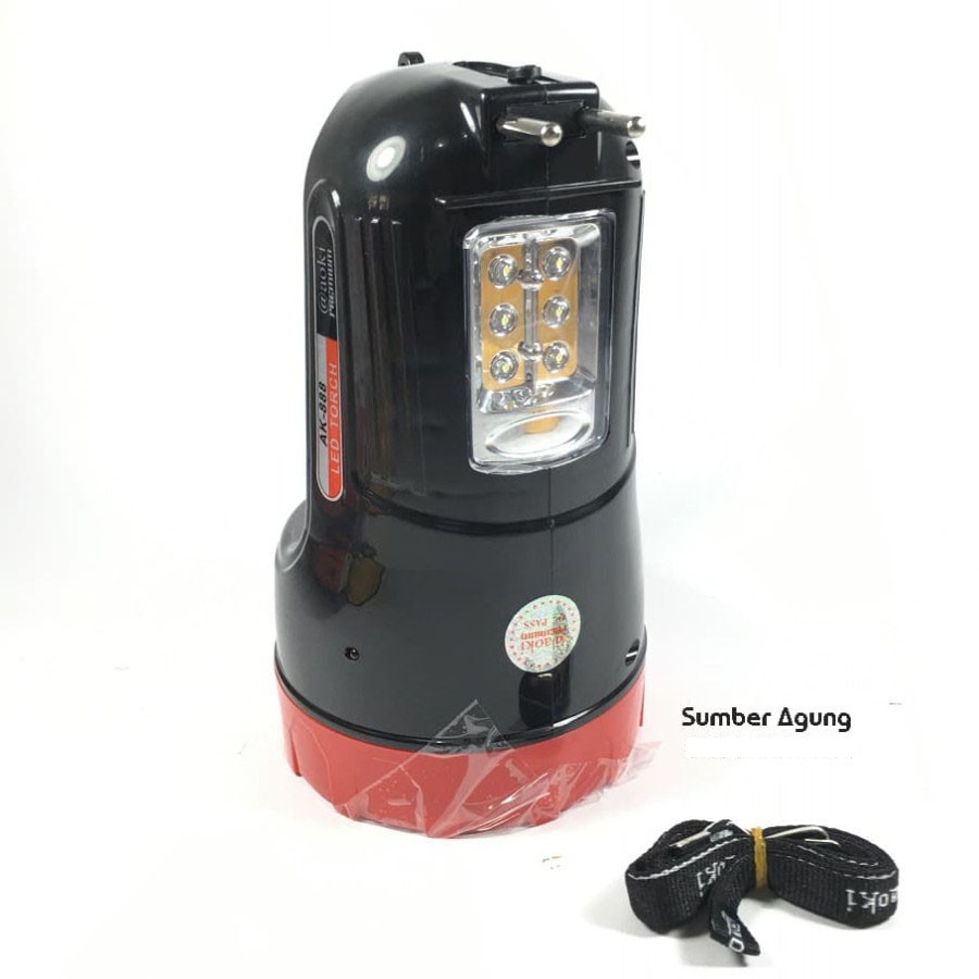 Senter Tangan Besar AOKI AK888 Senter 15 LED Mat Banyak Emergency Lamp