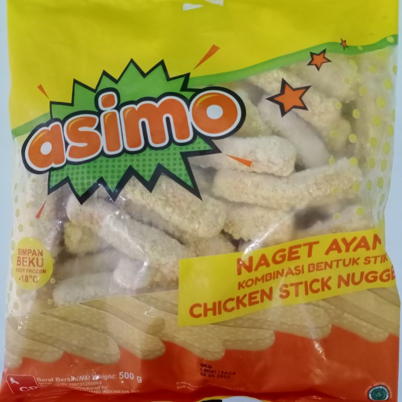 

Asimo Nugget Ayam Stick 500gr