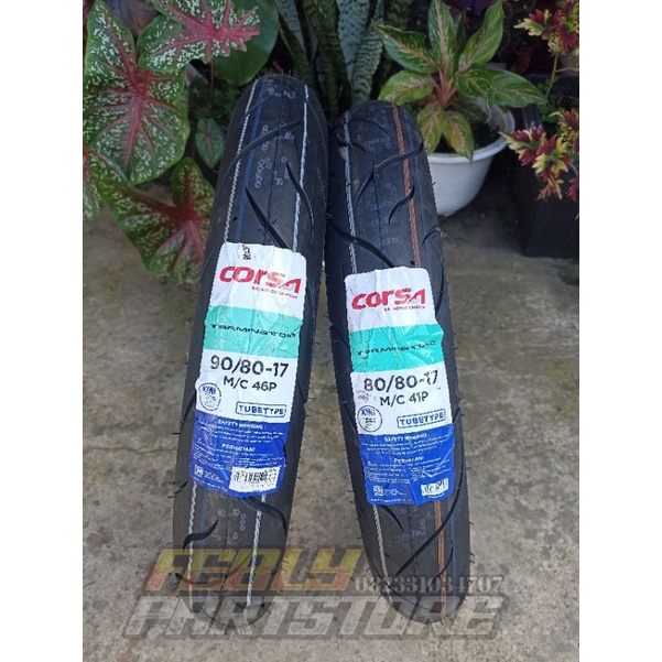 BAN CORSA TERMINATOR 80/80 90/80 RING 17 BAN CORSA TERMINATOR 80/80 RING 17 BAN CORSA TERMINATOR 90/