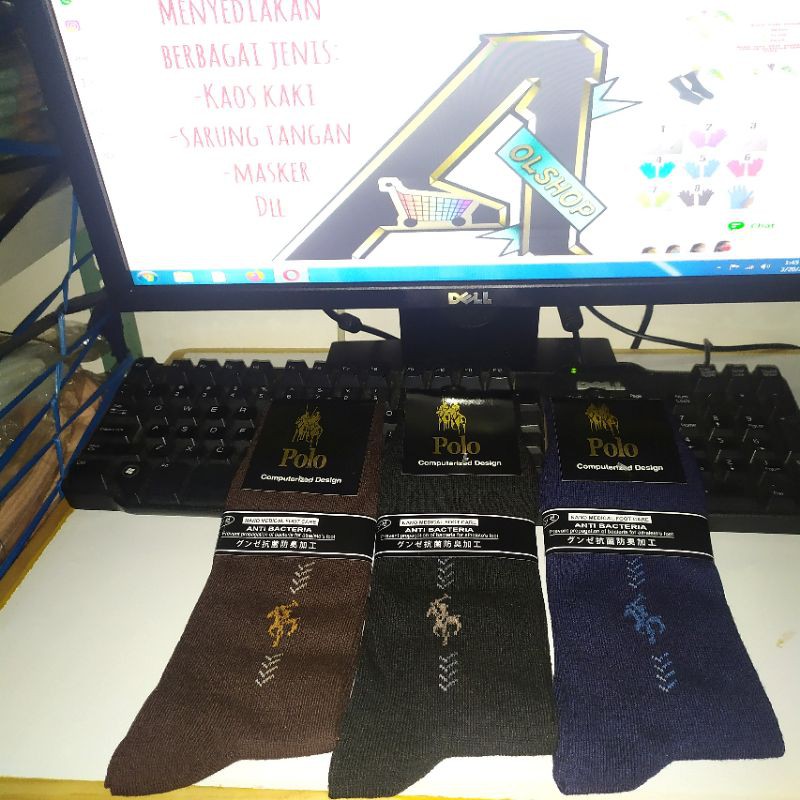 KAOS KAKI KERJA KANTOR PRIA ANTI BAKTERI/KAOS KAKI KERJA ANTI BAU NANO MEDICAL FOOT CARE