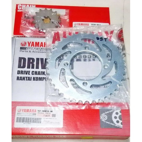 GEAR SET JUPITER MX LAMA ASLI ORI YAMAHA 1S7 W001A 00