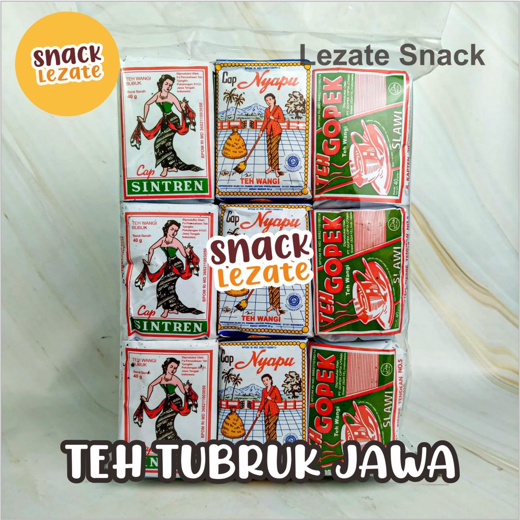 

Sedap Snack - Teh Tubruk Jawa Isi 9 Teh Solo Kombinasi Racikan Sintren Nyapu Gopek Gardoe Paket Seduh Melati Teh Warsinem