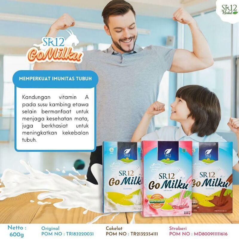 

GOMILKU SR12/ GO MILKU SUSU ETAWA TERBAIK / GOMILKU SUSU KAMBING KUALITAS PREMIUM / GOAT MILK SUSU BUBUK BPOM SUSU SR12/PELANCAR ASI/PENAMBAH BERAT BADAN/PENCEGAH STRES/SUSU PENDERITA DIABETES/