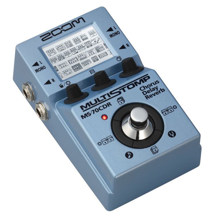 Efek Gitar Zoom MultiStomp MS-70CDR Chorus / Delay / Reverb