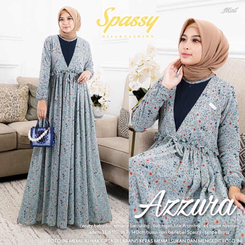AZZURA MAXY CERUTY BABYDOLL PREMIUM BY SPASSY