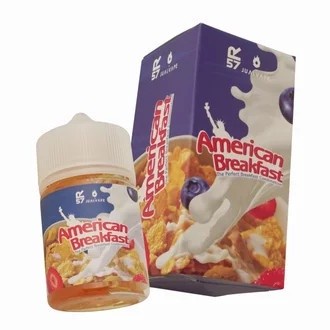 AMERICAN BREAKFAST V2 MIX BERRIES CEREAL OATMEAL FREEBASE LIQUID 60ML