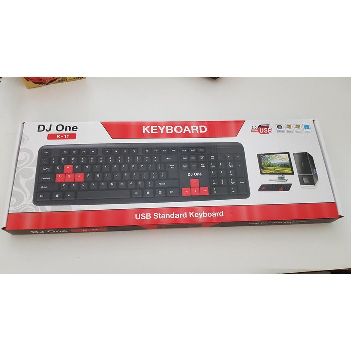 Keyboard USB DJ ONE / Keyboard USB / Keyboard DJ ONE / Keyboard gaming / Keyboard mouse