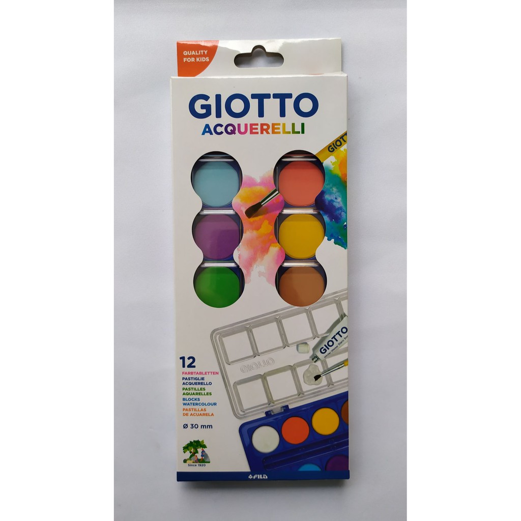 

Giotto Acquarelli 12 pcs