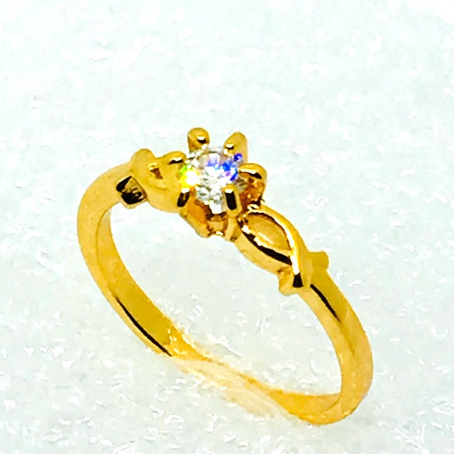 Cincin wanita //cincin ring //perhiasan lapis emas //cincin
