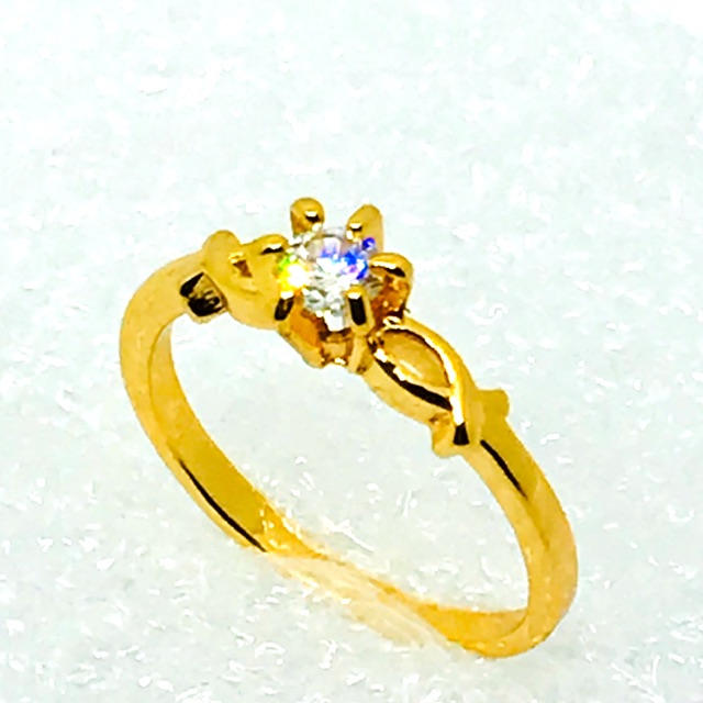 Cincin wanita //cincin ring //perhiasan lapis emas //cincin