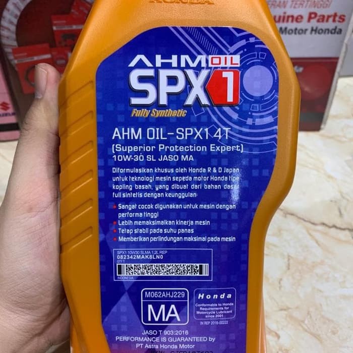 oli mesin honda spx1 1.2l liter