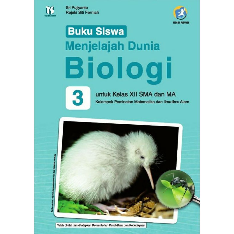 Biologi Sma Kelas Xii 12 Kurikulum 2013 Revisi Tiga Serangkai Shopee Indonesia