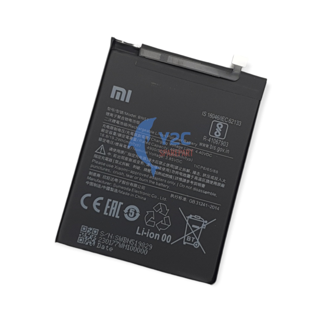 BATERAI XIAOMI REDMI 8 / 8A / BN51 ORIGINAL OEM / BATRE / BATRAI / BATERE / BATU / BATREI