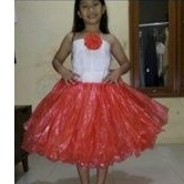 kostum daur ulang anak merah putih