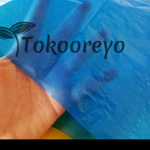 

KANTONG PLASTIK HD BAG BIRU BERAT 1 KG REPACK SAMPAH BUAH FRUIT COVER - 20 x 25 cm