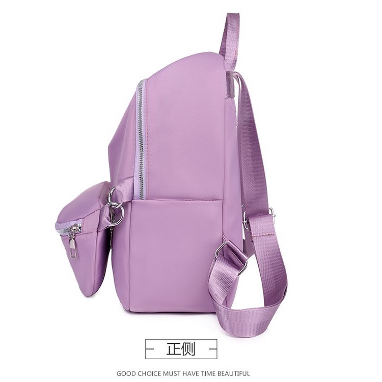 Tas Ransel Wanita Multifungsi Korean Style Fashion Kasual Kain Oxford Tas Ransel Wanita Tas Tote Tas Kuliahan dan Sekolahan Tas Fashion Simple Kekinian Tas Ransel Satu Set Multifungsi Azgalery T265