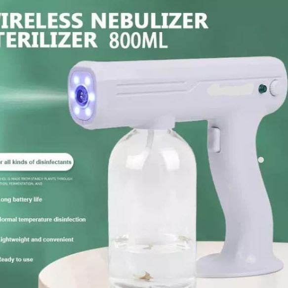 alat penyemprot disinfektan elektrik nirkabel semprot uap nano Termurah