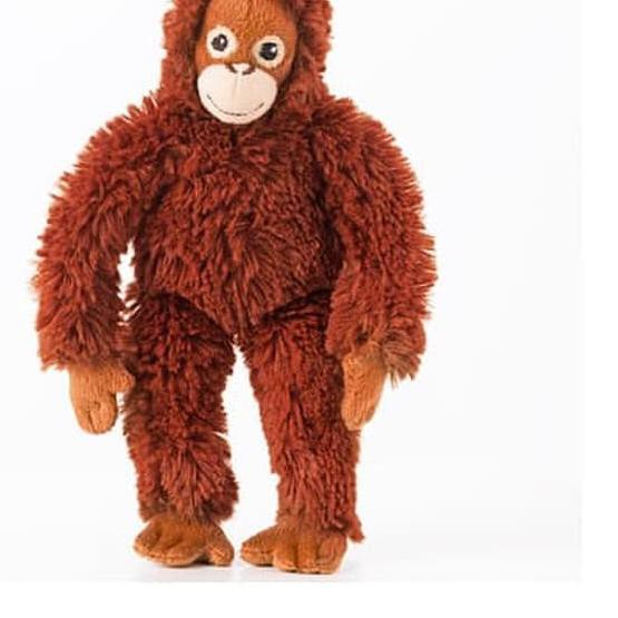 ۝ Boneka Monyet Kecil Lucu DJUNGLESKOG Mainan Anak Hewan Orang Utan 19 ♫