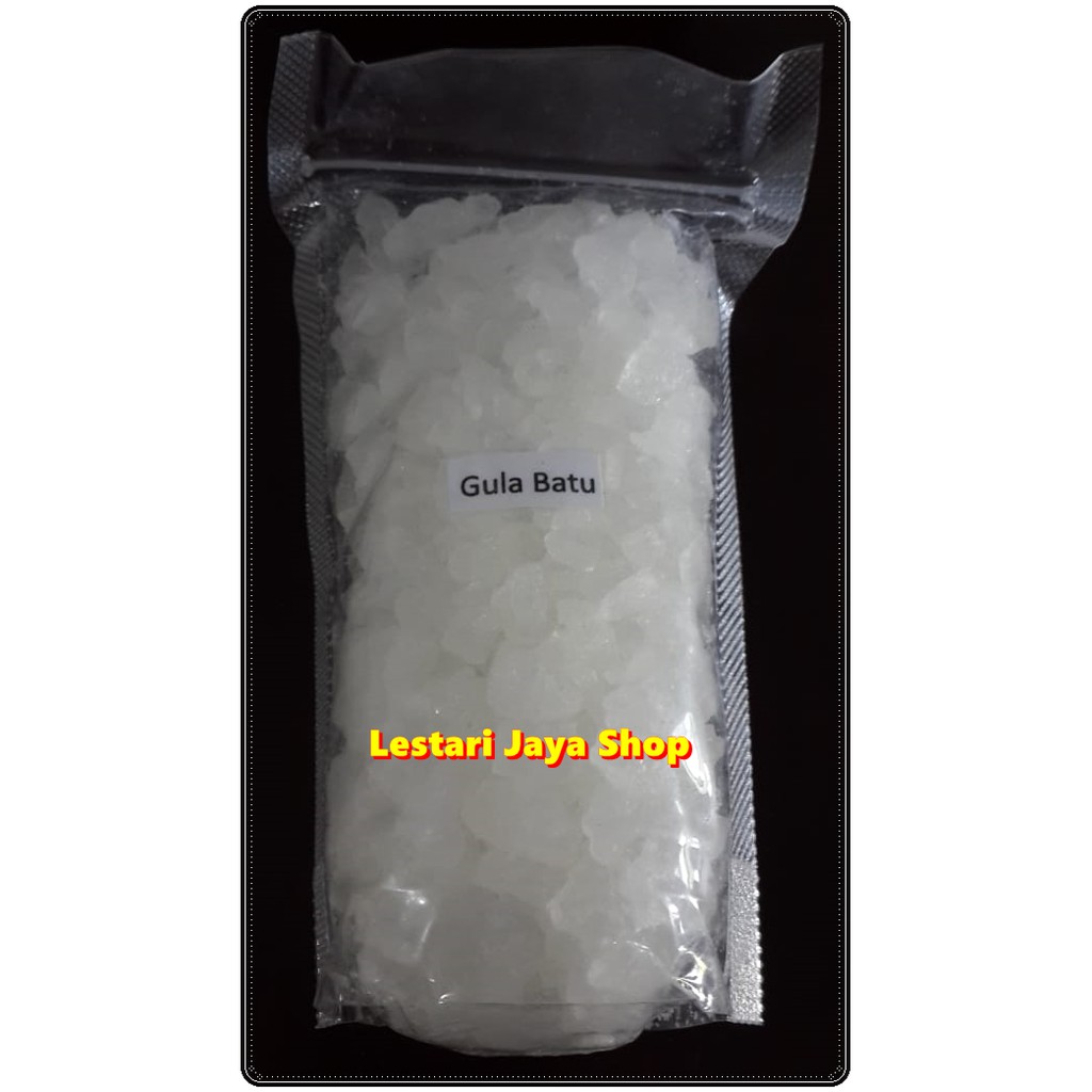 

Gula Batu Kristal Kualitas Premium Kemasan Standing Pouch 100 gram