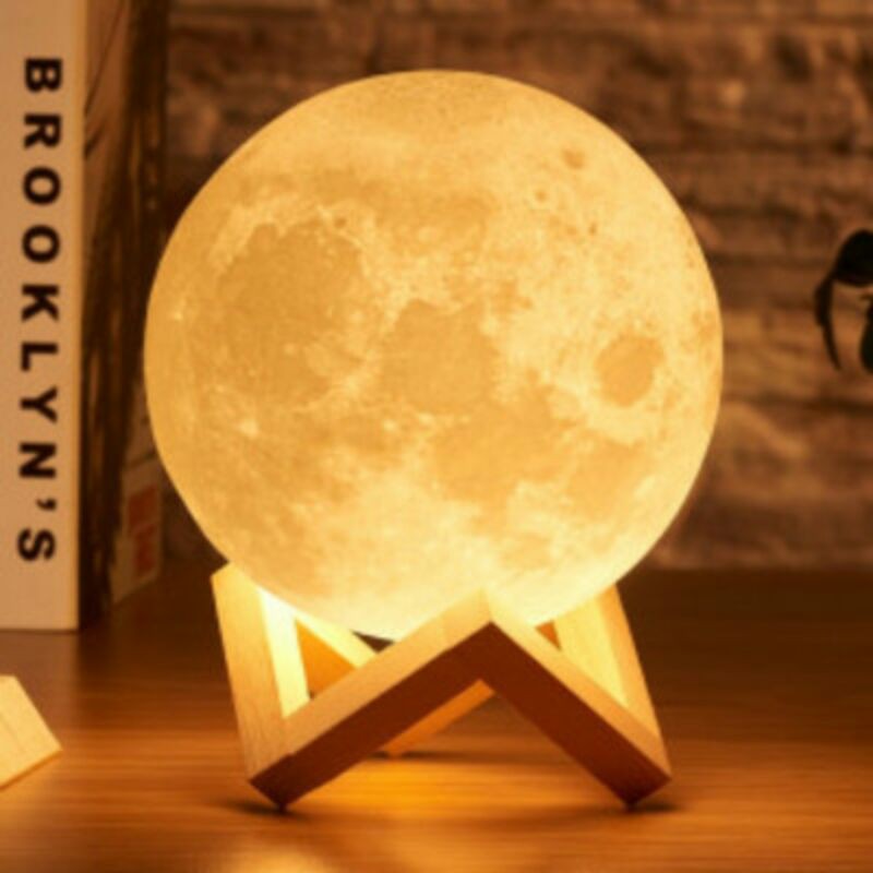 Lampu Tidur 3D Moon Light