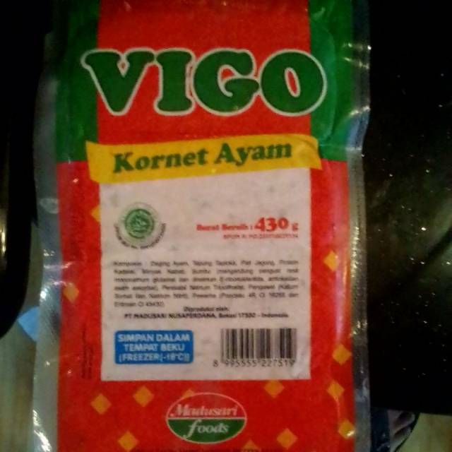 

Vigo kornet 450gr