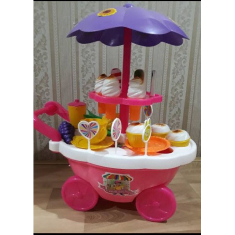 MAINAN ICE CREAM SWEET ICE CREAM GEROBAK ICE CREAM MAINAN ANAK ICE CREAM SRG