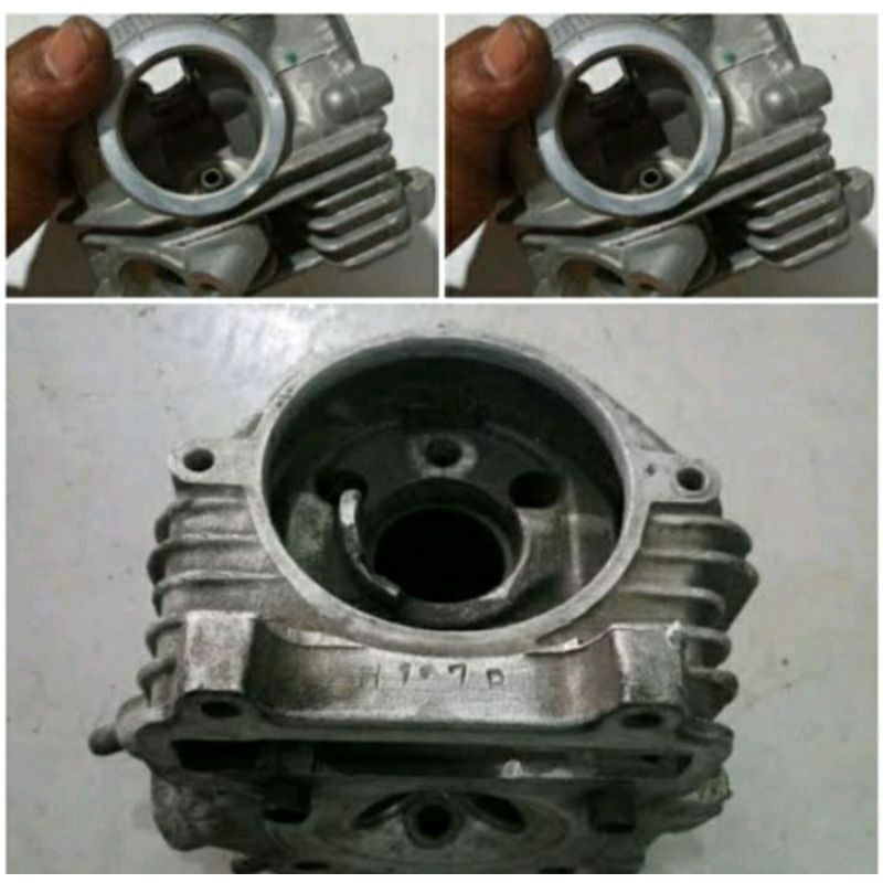 blok head/blok klep kosongan Mio lama,sporty,soul lama original (seken)
