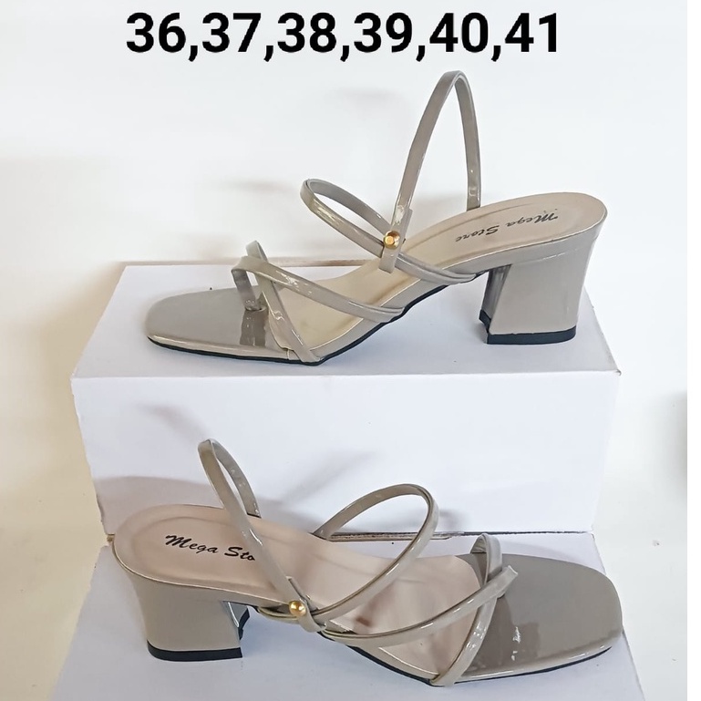 Sandal Wanita High Heels / Sendal Wanita Dewasa / Sendal Hak Tahu 5 Cm DN 01