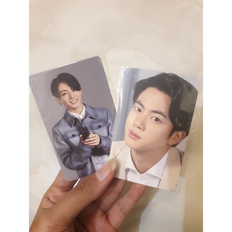Photocard Jungkook Lamaran & Seokjin x Samsung