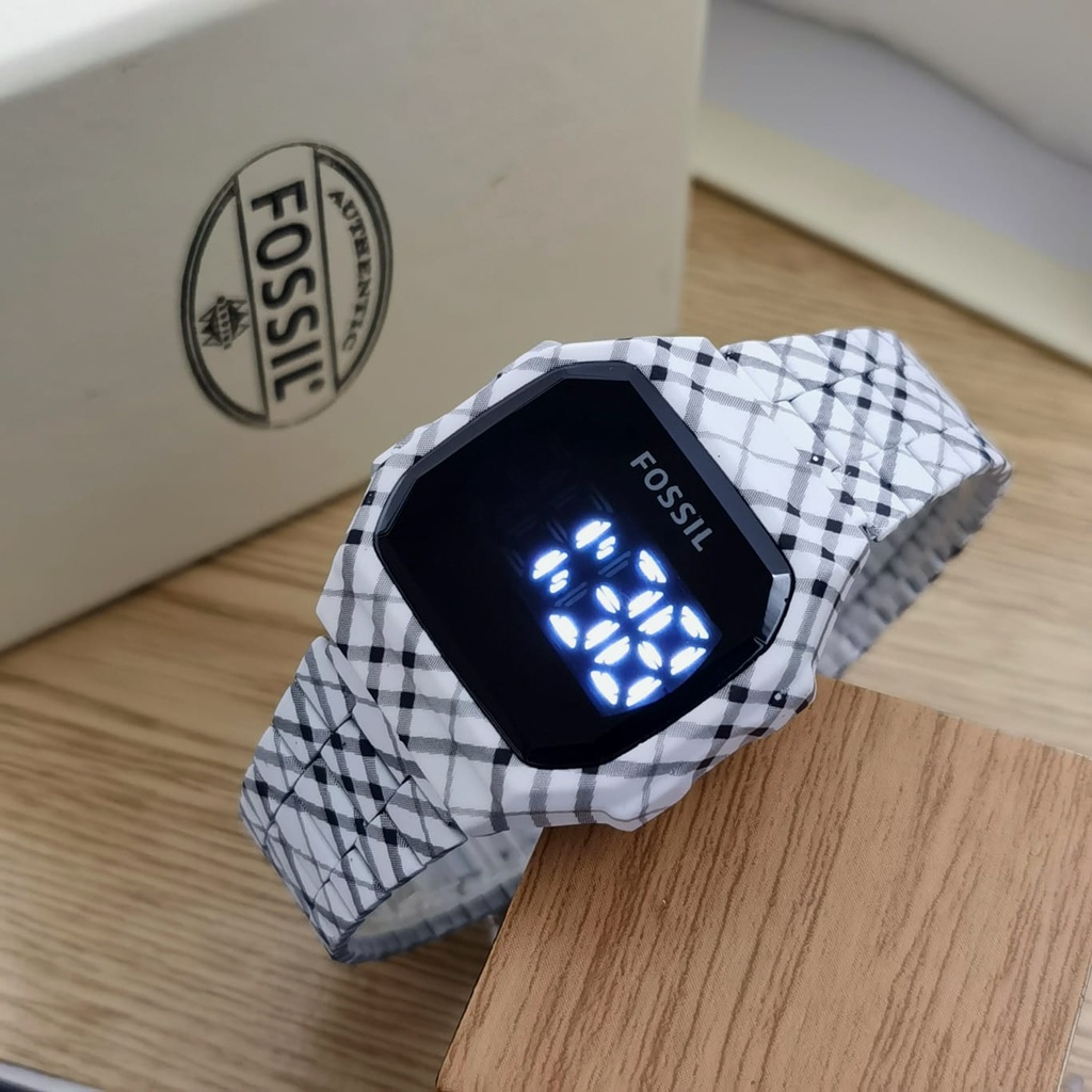 Grosiran Jam Tangan Wanita F3345YO LED Touch Screen Tali Strap Stainless Steel Include Box Jam Tangan Exclusive (COD)