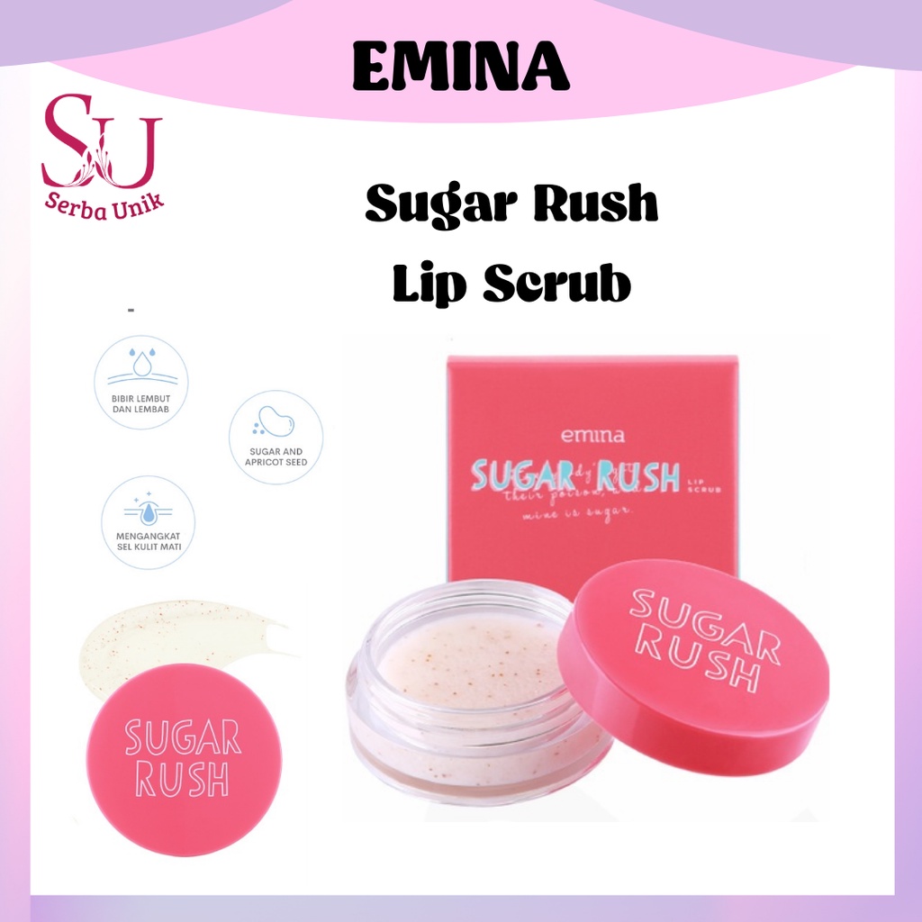 Emina Sugar Rush Lip Scrub 4.2g