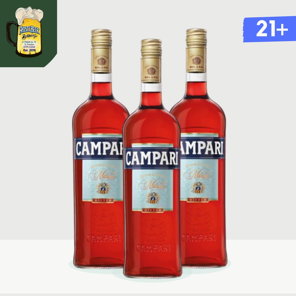 Jual Campari Bitter 25% 750 Ml - Manis - Campuran Negroni Cocktail ...