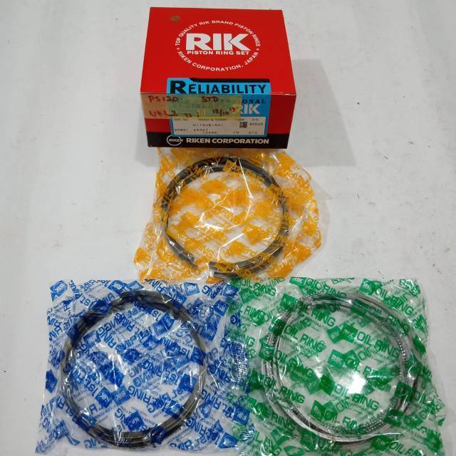 Ring Seher Piston Set PS120 Umplung / PS120 Ragasa / Canter PS125 / PS Turbo Oversize Standar Merk R