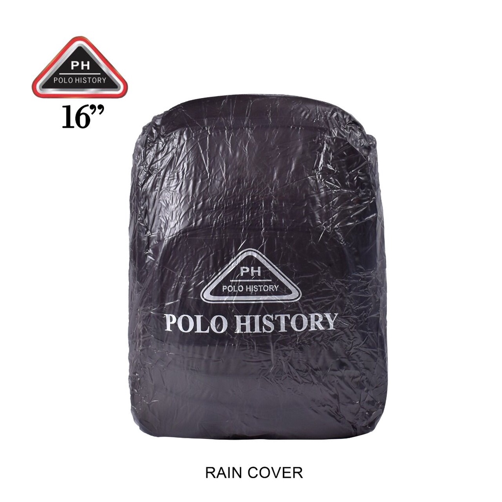 { FF }WaterFroof / Tas Ransel Sekolah SD / SMP Pria &amp; Wanita / Tas kerja  Polo History 2003 ' 16'in { Free Rain Cover }